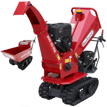 Selbstfahrender Raupenhäcksler - Motorschubkarre Geotech-Pro BMS155 BS - B&S XR2100 Motor - neu