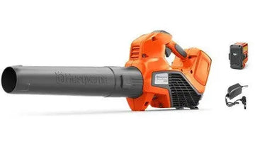 Souffleur HUSQVARNA 120iB PACK – Souffleur sans fil 36V, léger (2 kg), 620 m³/h, livré avec batterie BLI 20 et chargeur QC 80, silencieux, puissant, idéal pour le jardinage.