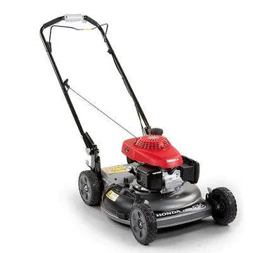 Tondeuse Honda HRS 536 VKE thermique tractée, coupe 53 cm, éjection latérale, sans bac. Idéale pour grandes surfaces. Puissante, maniable et fiable pour tous vos besoins en jardinage.