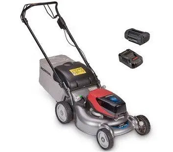 Tondeuse à batterie Honda HRG 466 XBS – 46 cm, bac 55 L, éjection arrière ou latérale, pack avec batterie 6 Ah et chargeur. Parfaite pour tondre jusqu’à 730 m², silencieuse et maniable.