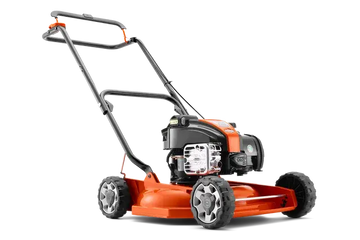 Tondeuse HUSQVARNA LB 246 PI thermique poussée – Moteur B&S 150 cm³, coupe 46 cm, mulching intégré, sans bac, guidon repliable, maniable et robuste pour un jardin parfait.