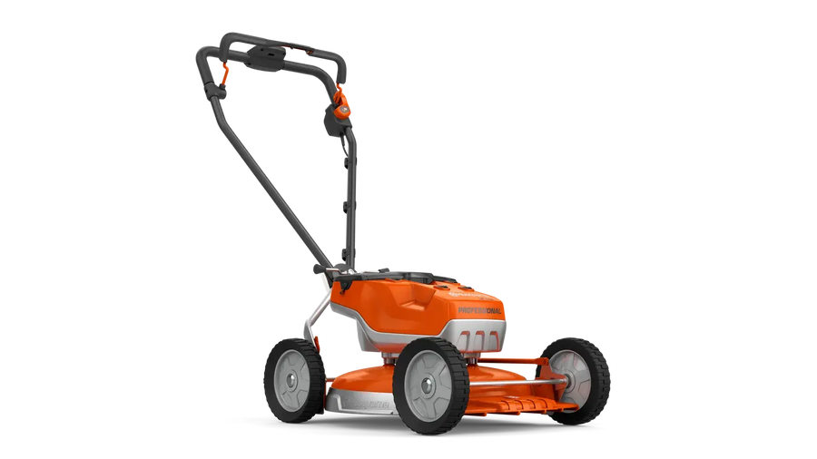 Tondeuse HUSQVARNA LB 548 PI à batterie 36V – Modèle professionnel, 48 cm de coupe, mulching intégré, carter aluminium, autonomie jusqu’à 2h20. Sans fil, robuste et silencieuse.