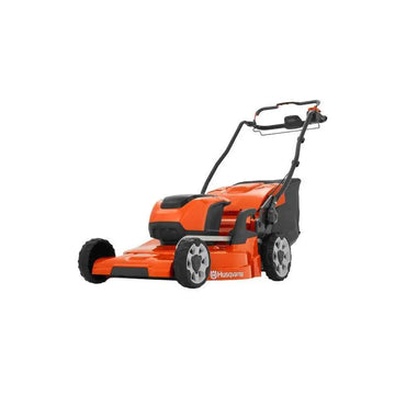 Tondeuse HUSQVARNA LC 353 iVX à batterie, largeur 53 cm, traction variable, bac 60 L, double batterie, silencieuse et puissante. Idéale pour grandes pelouses.