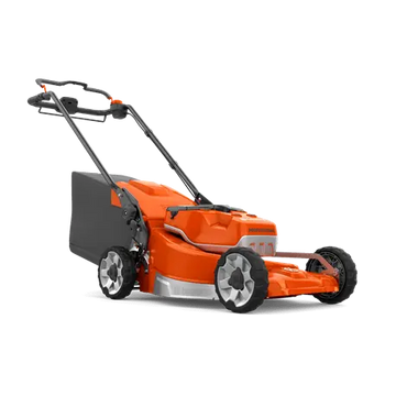 Tondeuse thermique HUSQVARNA LC 551 SP, moteur Kawasaki 179 cm³, coupe 51 cm, tractée, carter alu, bac 65 L, idéale pour pelouses pro et jardins exigeants.