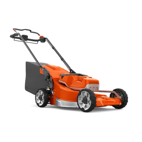 Tondeuse thermique HUSQVARNA LC 551 SP, moteur Kawasaki 179 cm³, coupe 51 cm, tractée, carter alu, bac 65 L, idéale pour pelouses pro et jardins exigeants.