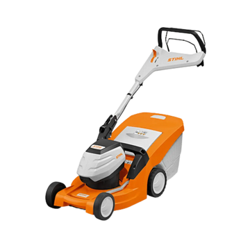 Tondeuse STIHL RMA 443 C (NUE), tondeuse électrique légère et maniable, réglage hauteur centralisé, bac 55 L, fonction Mulching optionnelle, compatible batteries gamme AP