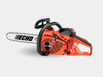 Tronçonneuse ECHO CS 281 WES, thermique 27 cm³, 30 cm. Ultra légère (3,1 kg), 2 chaînes incluses, idéale pour élagage, coupe bois, haie et petits travaux forestiers.