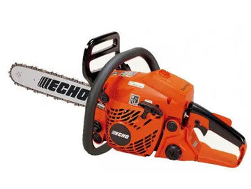 Tronçonneuse ECHO CS 370 ES, thermique 36,3 cm³, guide 38 cm, démarrage facile ES, antivibration, graissage automatique, poids 4,6 kg. Parfaite pour élagage.