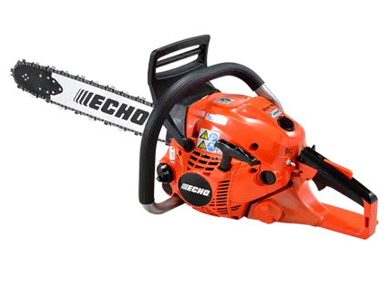 Tronçonneuse ECHO CS 4310 SX thermique 40 cm, 3,1 CV, 42,9 cm³. Légère, puissante, carter magnésium, anti-vibration. Livraison avec protège-guide et 2 chaînes ECHO.
