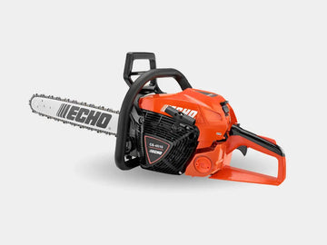 Tronçonneuse ECHO CS 4510 ES, thermique 45 cm³, guide 45 cm, 2,30 kW, démarrage ES, antivibration. Idéale pour élagage, abattage, bois de chauffage.