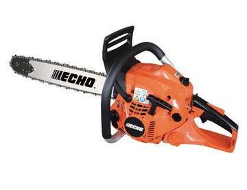 Tronçonneuse ECHO CS 501 SX thermique, 50 ou 45 cm, 50,2 cm³, 3,5 CV. Légère, puissante, pro. Graissage auto, anti-vibration, 3 chaînes incluses.