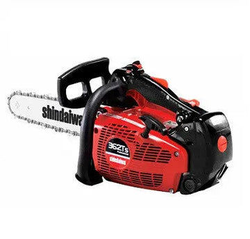 Tronçonneuse élagueuse SHINDAIWA 362 TS, moteur 35,8 cm³, 30 cm de coupe, système anti-vibration, Soft Start, pompe d’amorçage. Livrée avec 2 chaînes SHINDAIWA d’origine.