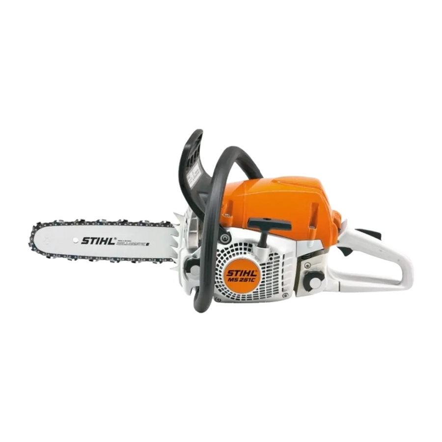 Tronçonneuse STIHL MS 251 C-BE : puissante, ergonomique et équipée du démarrage facile Ergo-Start. Longueur de coupe 45 cm, moteur 2 temps 2,99 CV. Livrée avec 2 chaînes STIHL.