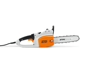 Tronçonneuse STIHL MSE 190 C-Q : tronçonneuse électrique 1900 W, coupe 40 cm. Idéale pour particuliers et pros. Silencieuse, sécurisée, chaîne 3/8