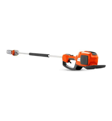 Tronçonneuse sur perche HUSQVARNA 530 IPT5 – Élagueuse télescopique sans-fil 36V, portée 290-395 cm, coupe 25 cm, mode SavE™, vitesse 20 m/s. Pour l’élagage efficace et silencieux.