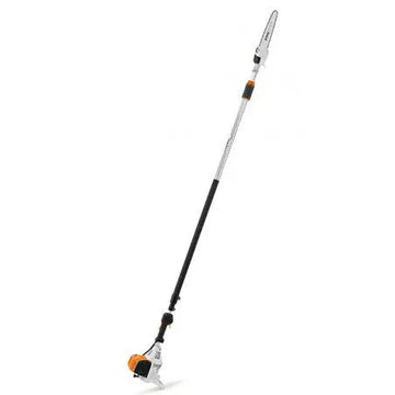 Tronçonneuse sur perche thermique STIHL HT 103 : moteur 4-MIX 1,05 kW, portée télescopique jusqu’à 3,90 m, guide 30 cm, chaîne 1/4