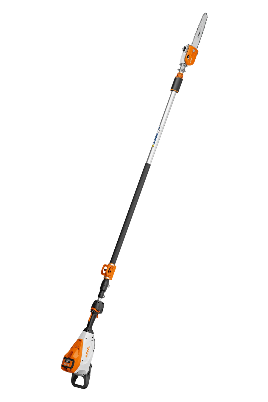 Tronçonneuse sur perche STIHL HTA 135 – Coupe 30 cm, télescopique 285 à 405 cm, batterie AP/AR. Silencieuse, puissante, antivibration. Idéale pour l’élagage professionnel.