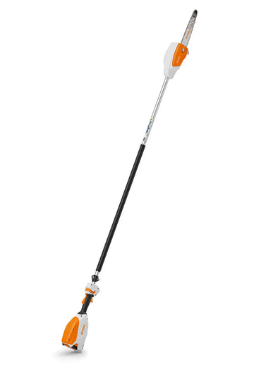 Tronçonneuse sur perche à batterie STIHL HTA 66 : longueur 240 cm, moteur EC, chaîne 1/4